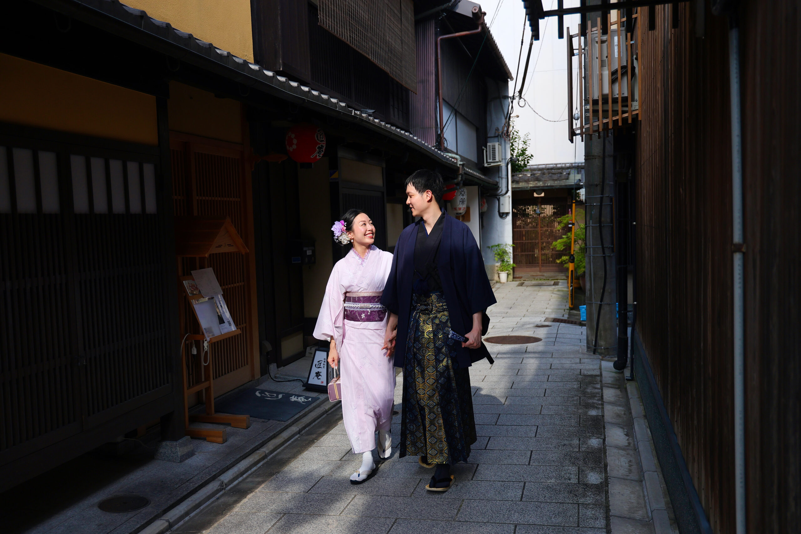 Couple kimono photo session in Gion Kyoto