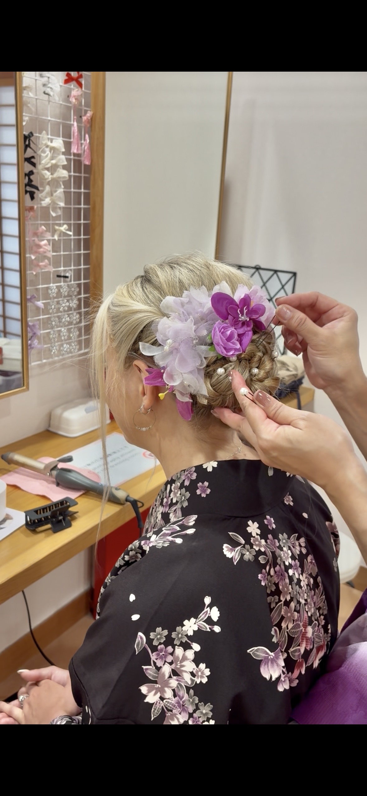 着物ヘアセット